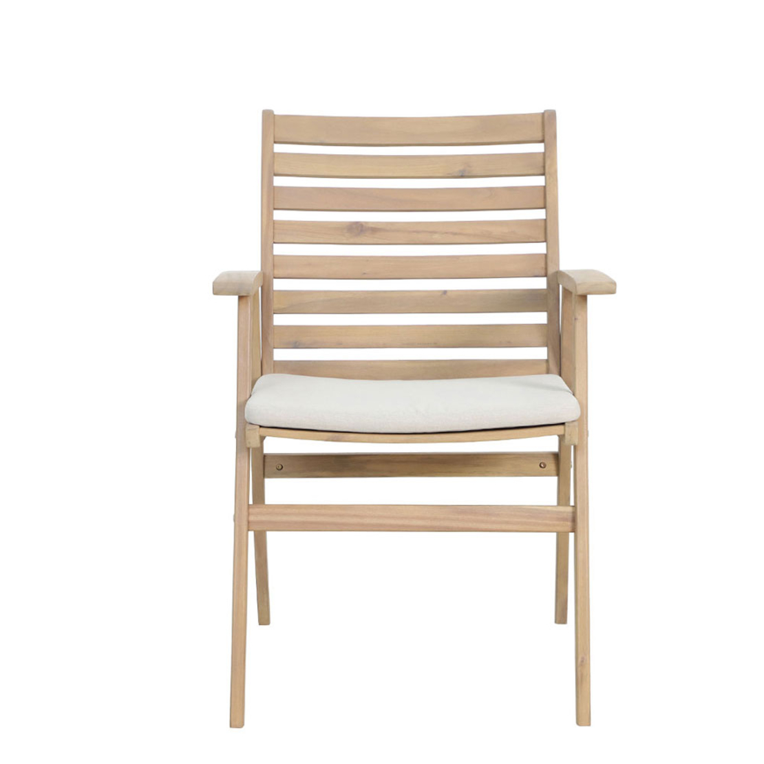 ETOILE CHAIR CUSHION WOOD ACACIA NATURAL WHITE 61x59x86.5 VN