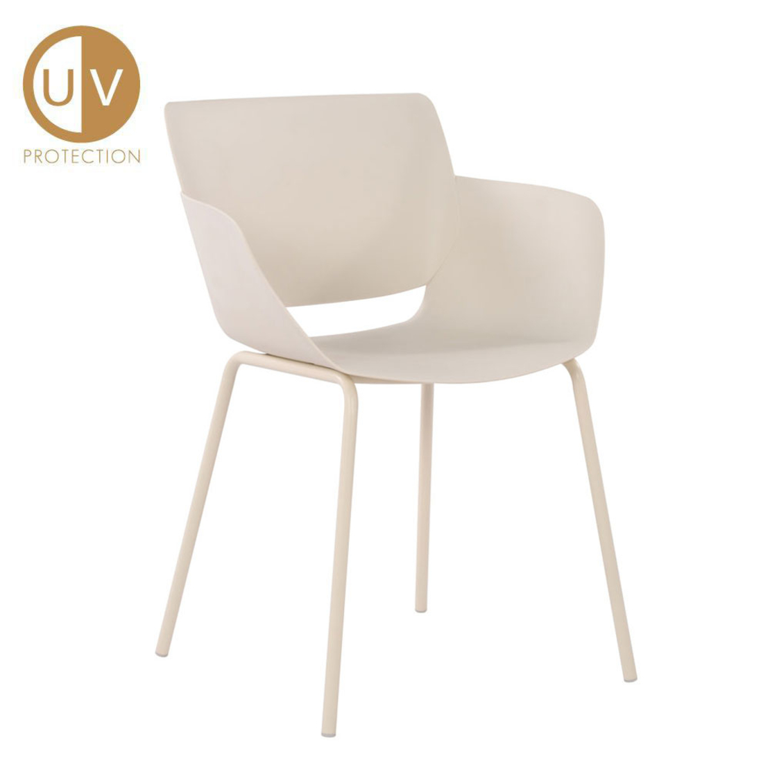 SEDIA ARMCHAIR PP BEIGE PRC