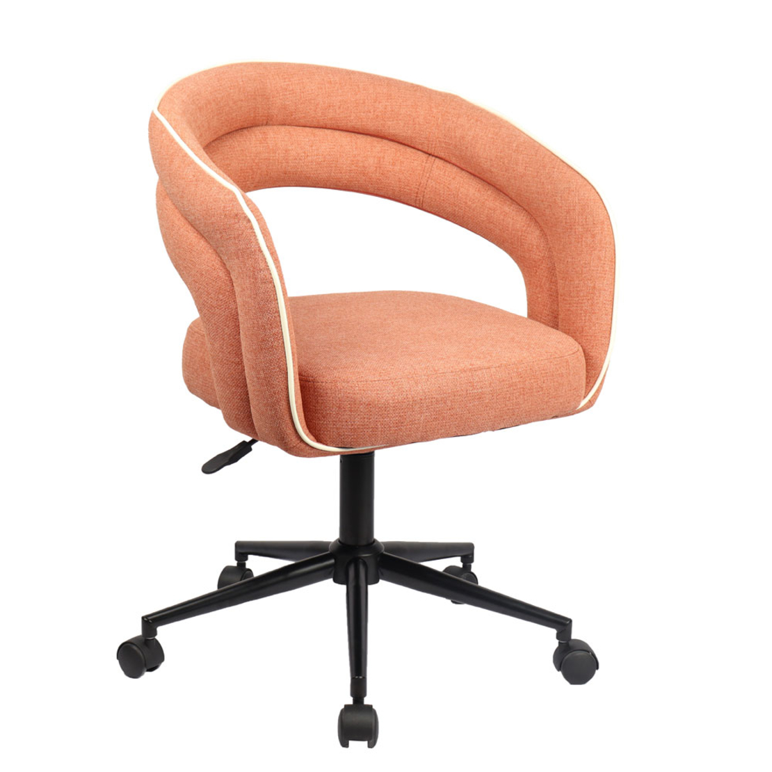 LA LUNA CHAIR DESK FABRIC TERRACOTTA METAL METAL 5
