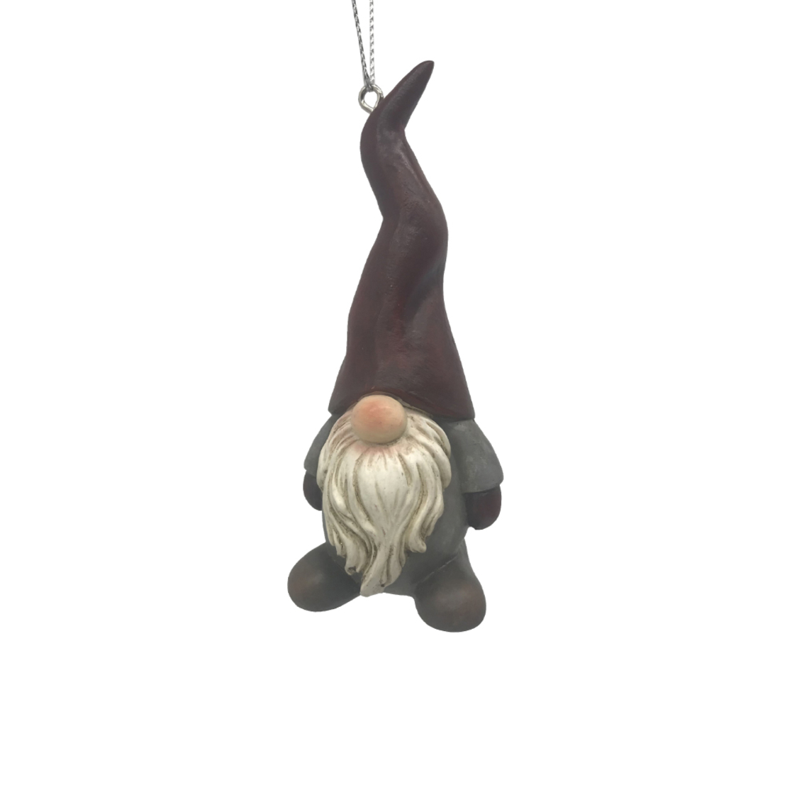 XMAS BASHFUL PENDANT ELF POLYRESIN MULTICOLOR 4x3,
