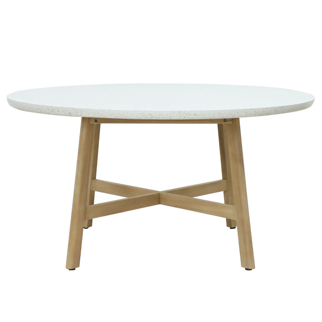 MOSAIC TABLE TERRAZZO NATURAL 150x150xH76cm VN