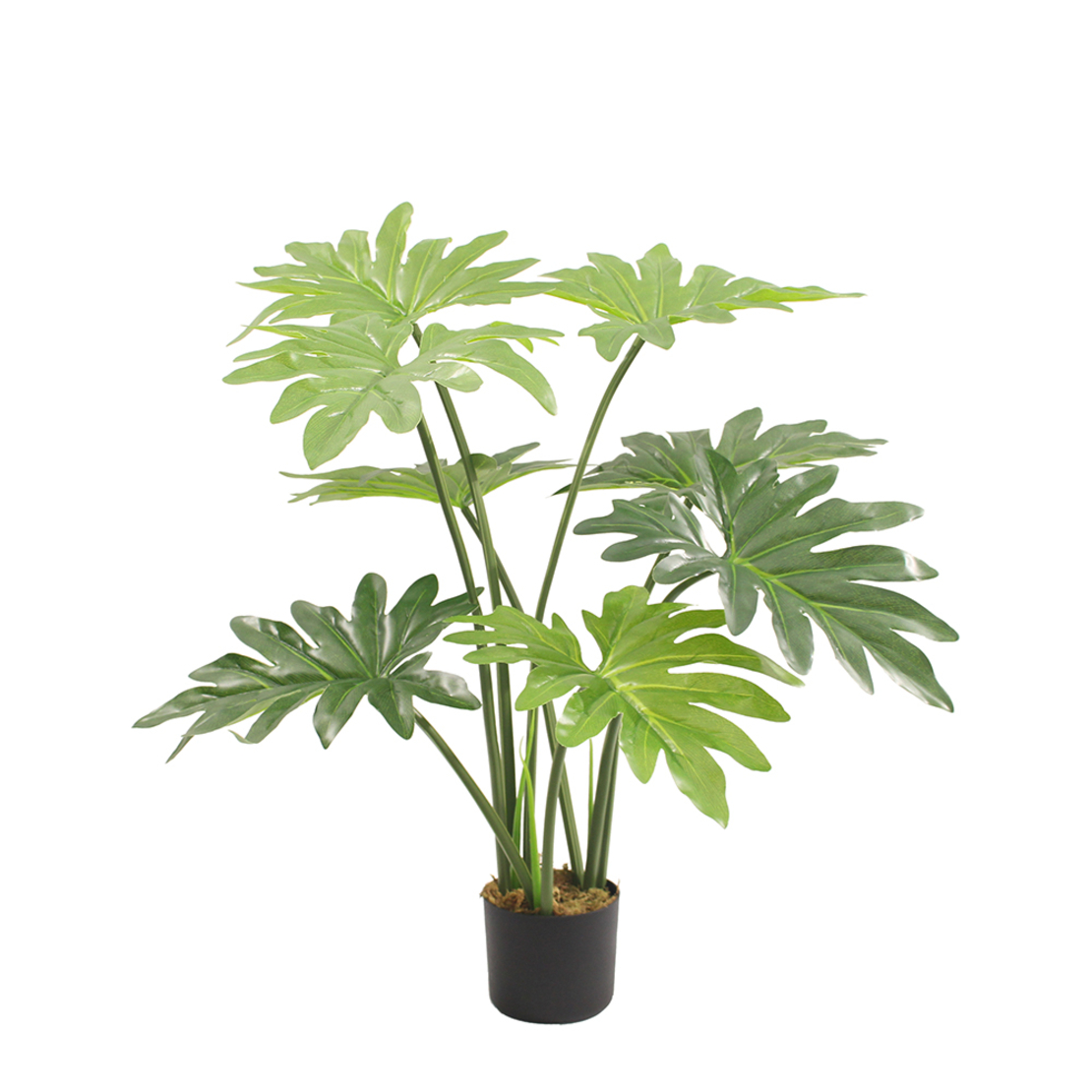 PHILODENDRON ARTIFICIAL PLANT IN POT PEVA GREEN H8