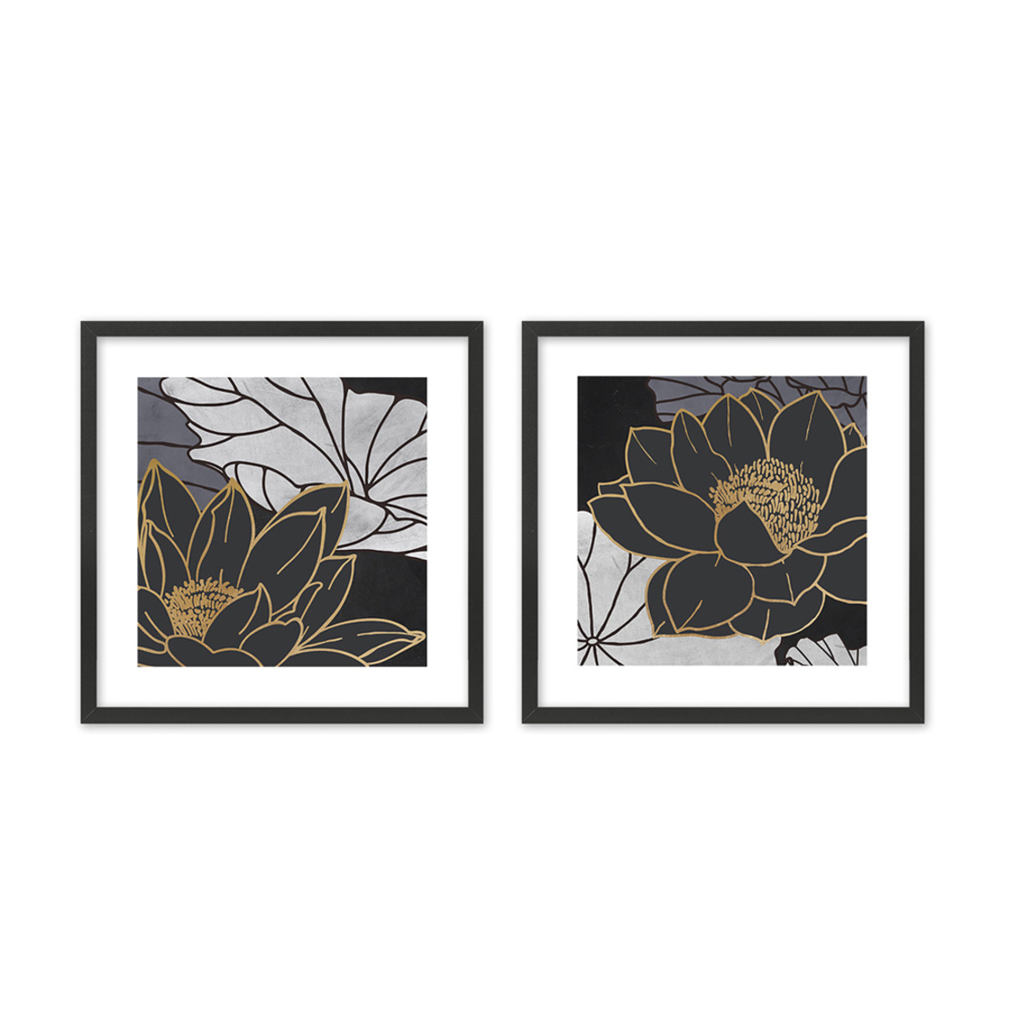 FIGERES PAINTING SET 2PCS MDF MULTICOLOR PAPER FRA