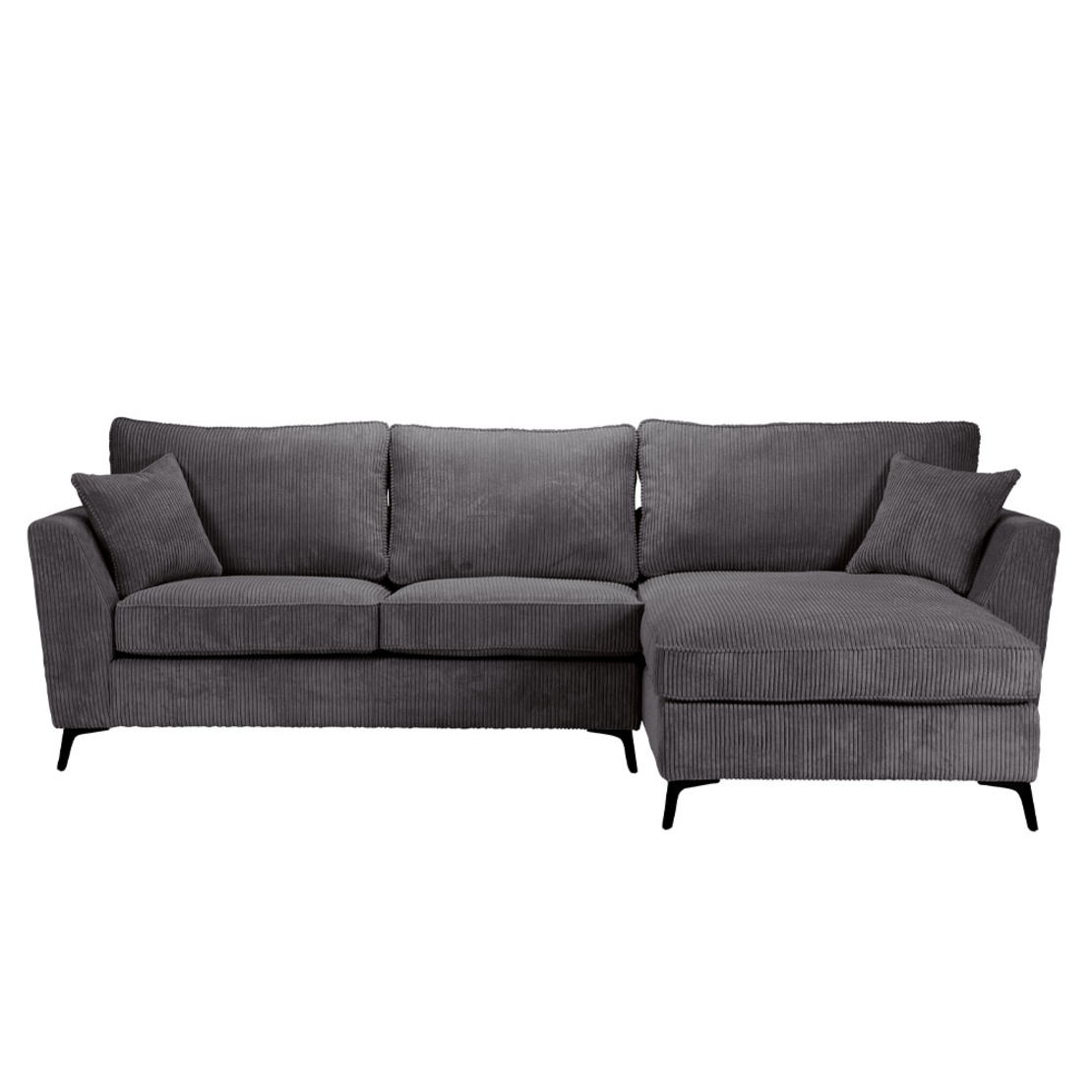 BOEL SOFA CORNER RIGHT EASY CLEAN FABRIC GREY E1 EU