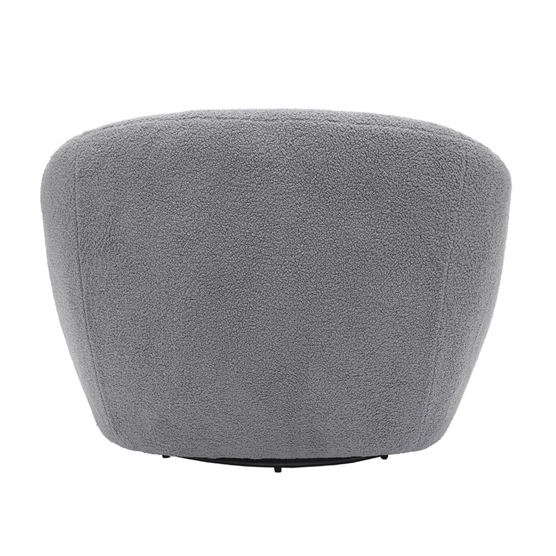 OVO ARMCHAIR SWIVEL FABRIC GREY METAL E1 PRC