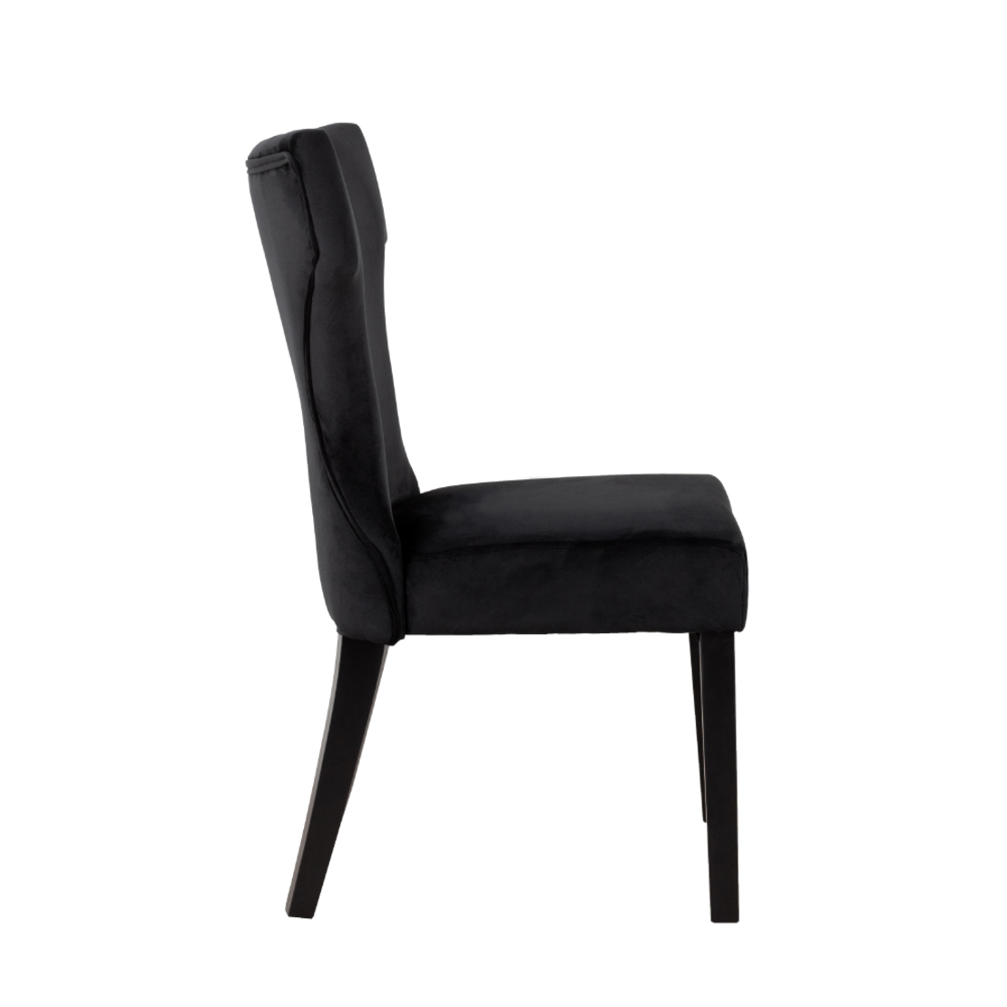 TORRO CHAIR FABRIC BLACK WOOD BLACK E1 PRC