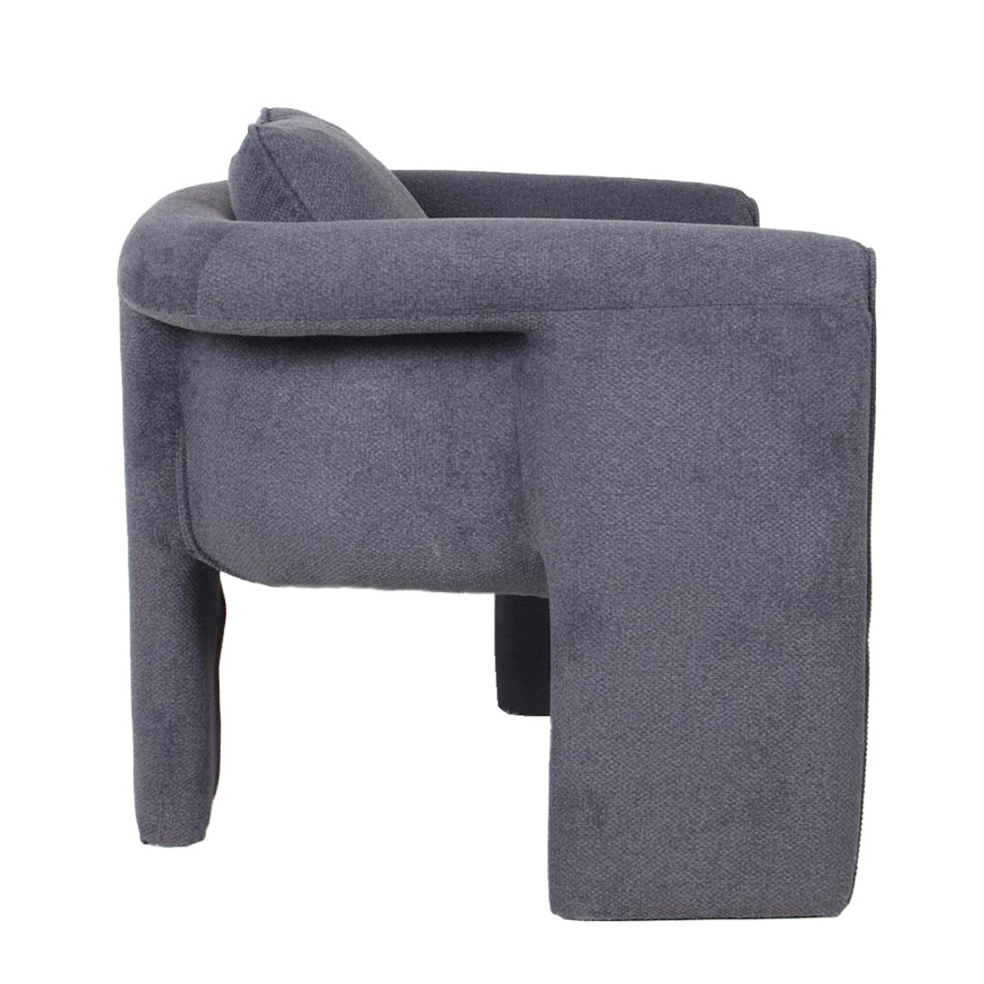 LOOP ARMCHAIR FABRIC BLACK E1 PRC