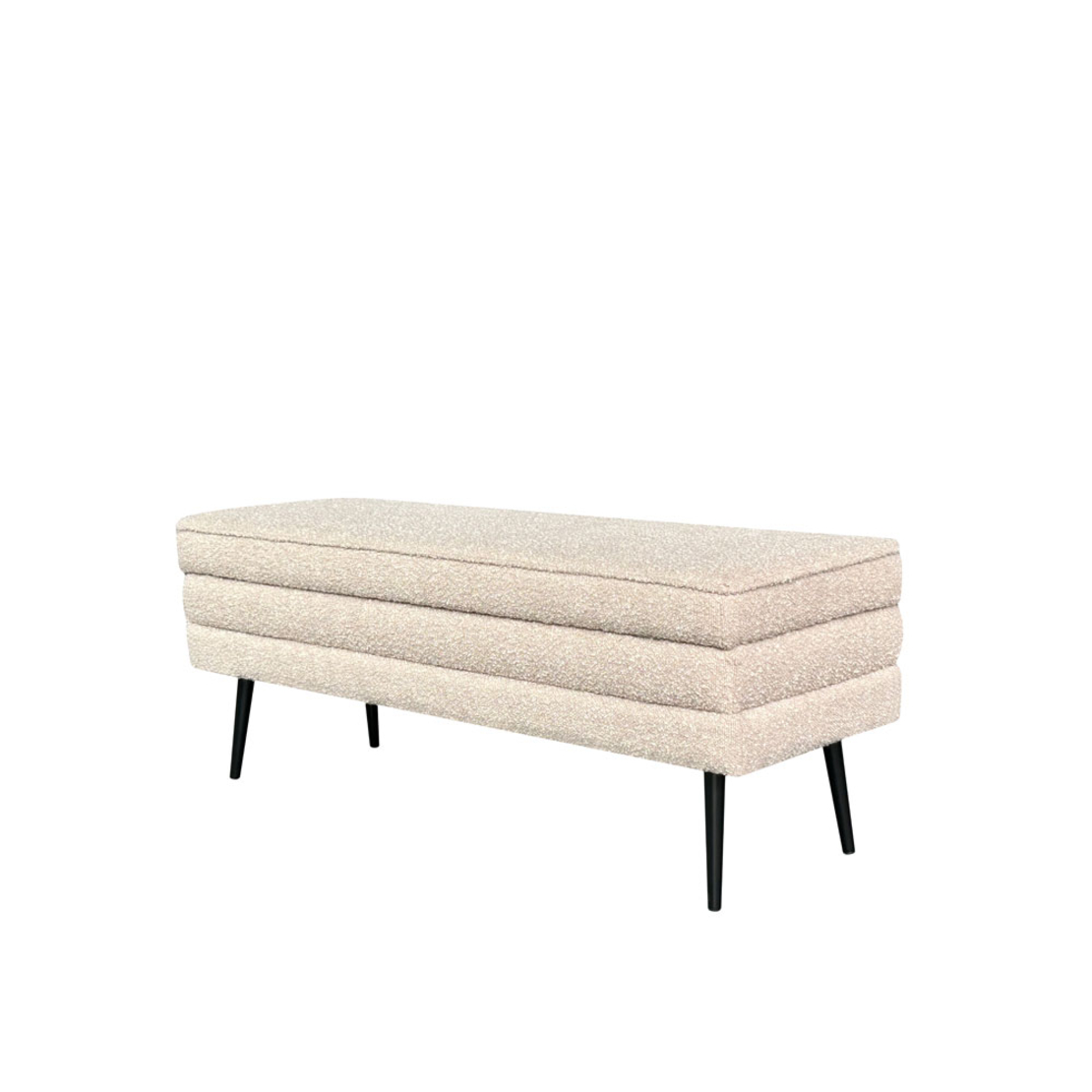 SLICES STOOL FABRIC LATTE BLACK E1 PRC
