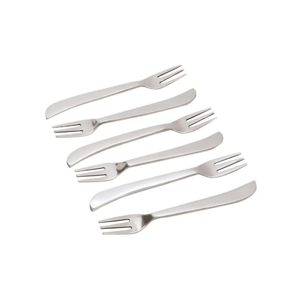 CURVE FORK STEEL SILVER 13x2xH1cm IN