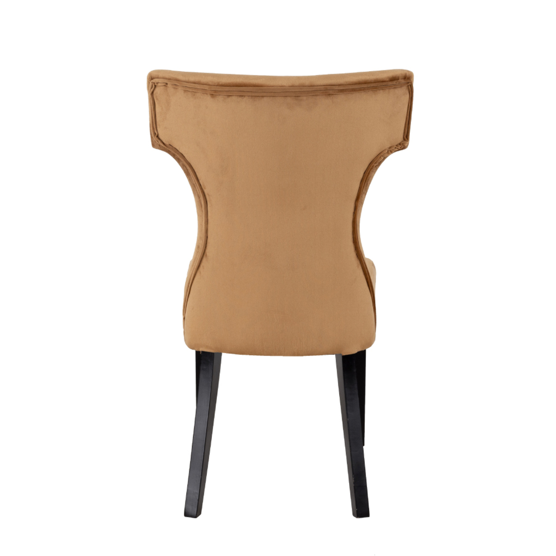 TORRO CHAIR FABRIC GOLD WOOD BLACK E1 PRC