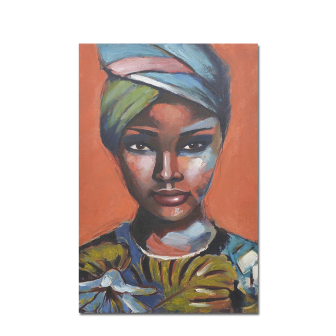 KENYA PAINTING CANVAS MULTICOLOR WOOD 60x90xH3cm P