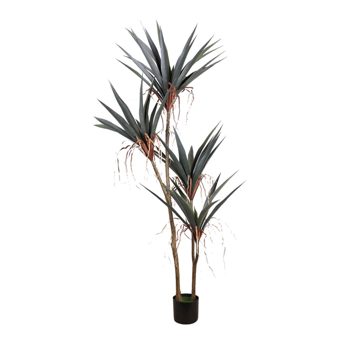 GLADIOLUS ARTIFICIAL PLANT IN POT GREEN BLACK H180