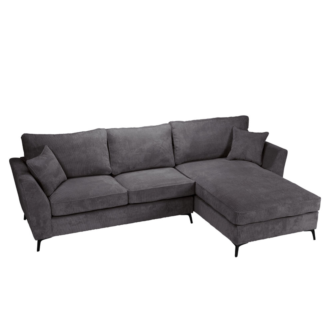 BOEL SOFA CORNER RIGHT EASY CLEAN FABRIC GREY E1 EU