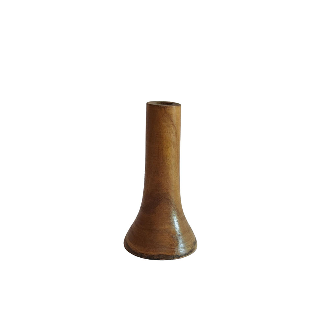 CEDAR VASE WOOD BROWN 11x11xH21cm PRC