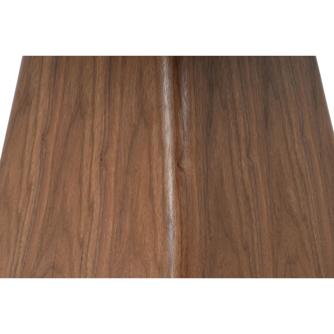 TOTEM TABLE SANDY GLASS WALNUT WHITE WITH MARBLE PATTERN VENEER ΟΑΚ E1 PRC