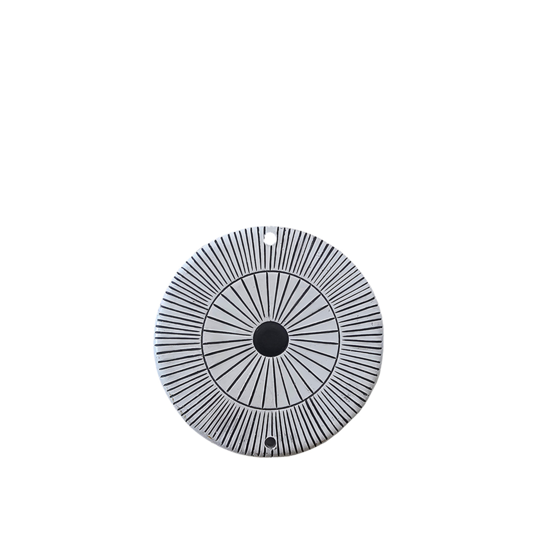 XMAS LUCKY CHARM 2025 EYE POLYRESIN BLACK WHI 8,