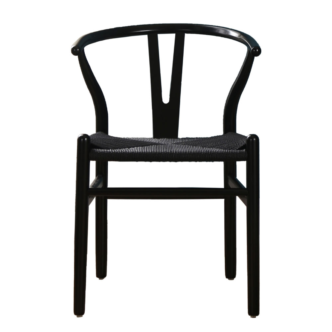 BONE CHAIR WOOD ΒΕΕCH BLACK ROPE PRC