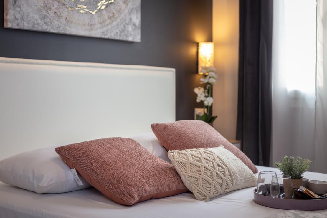 SEMI DECOR CUSHION COTTON POLYESTER BEIGE 30x50cm