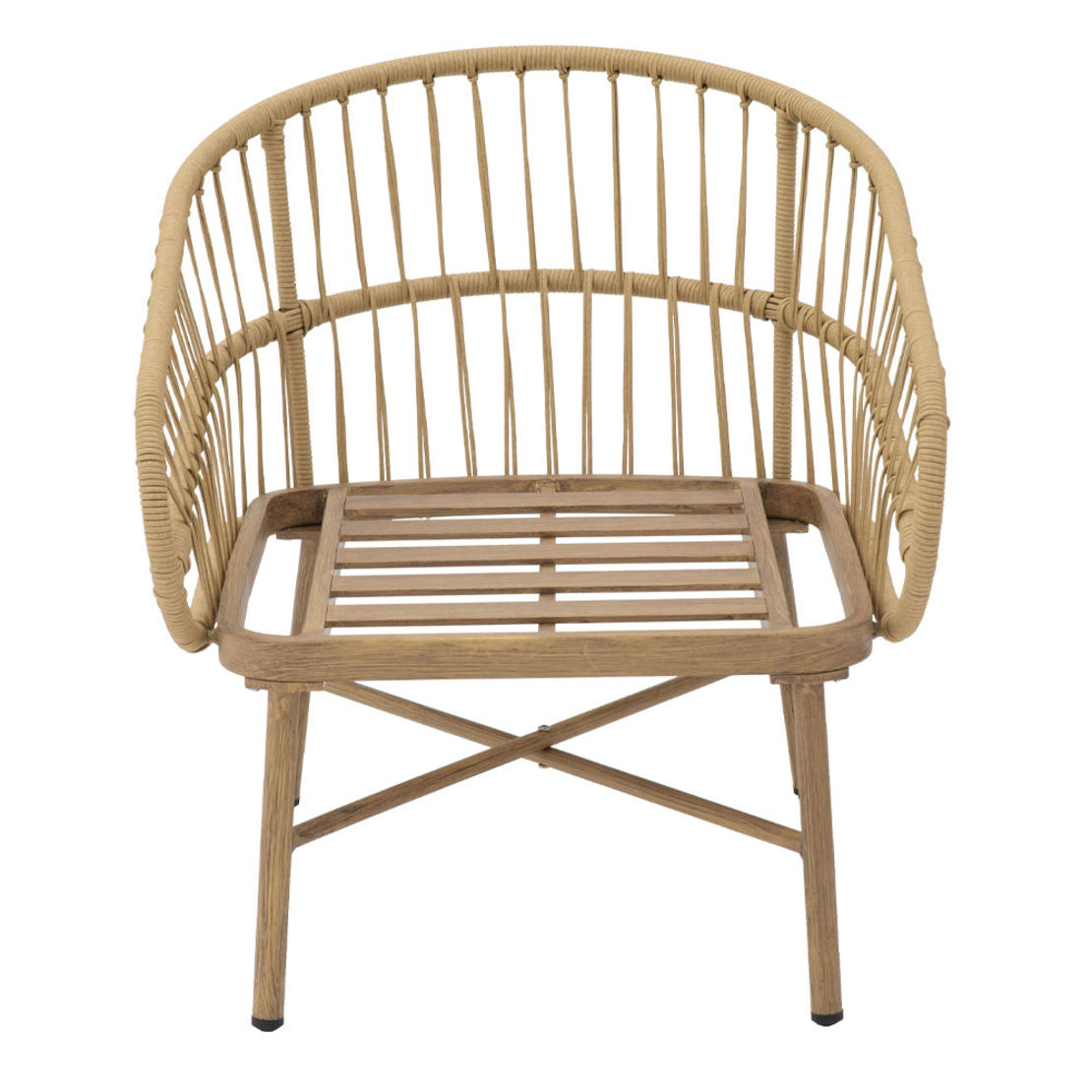 CAVE LOUNGE SET 1+2+1 ALUMINIUM NATURAL PRC