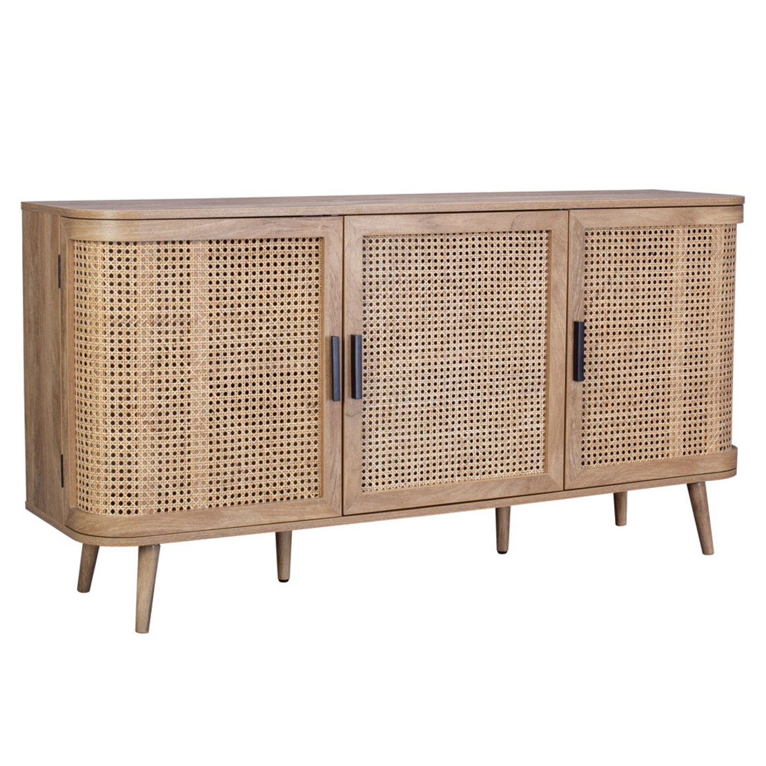 MONMARTE SIDEBOARD CHIPBOARD WITH MELAMINE CARTA NATURAL 150x39xH77cm E1 PRC