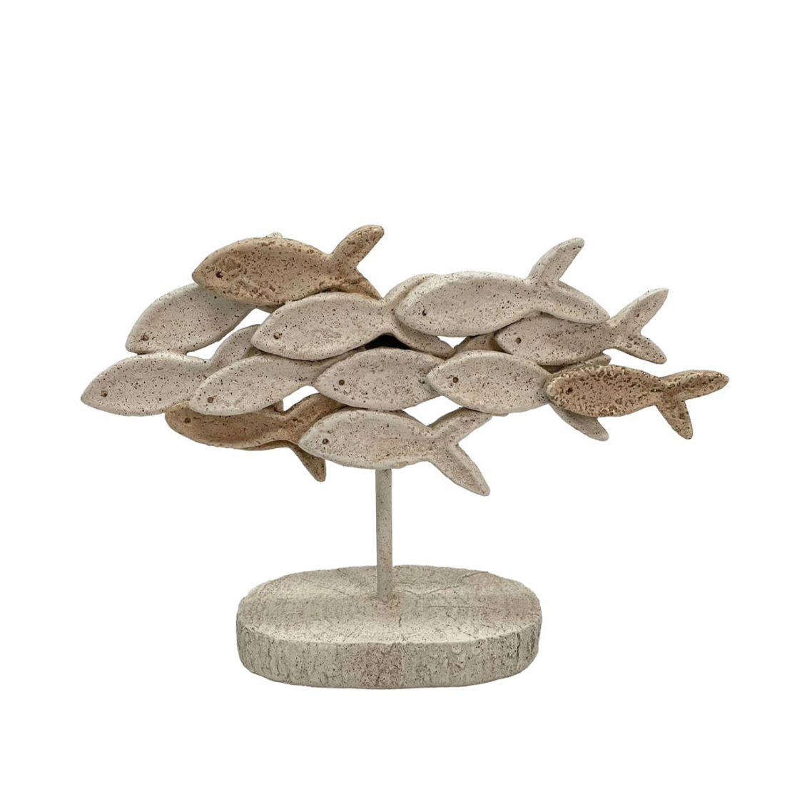 DANZA DECORATION FISH 31.2x9.5x21.5 POLYRESIN BEIGE BROWN