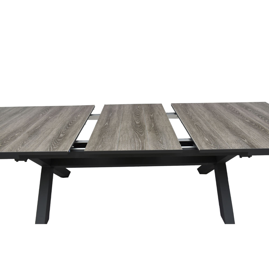 SORPRESA TABLE ALUMINIUM GREY GREY DARK 202x101xH7