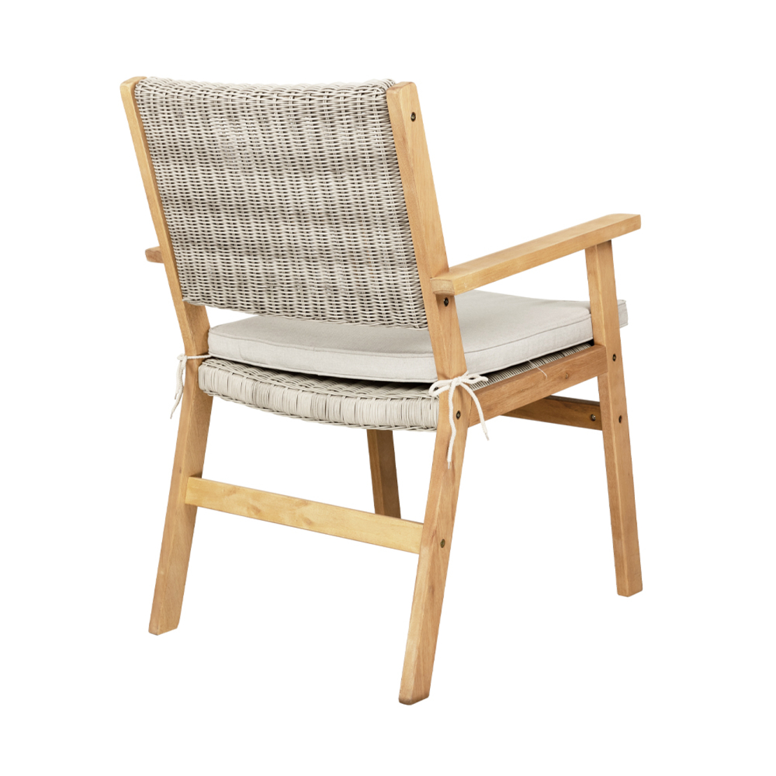 CAPRI CHAIR WOOD EUCALYPTUS WHITE GREY NATURAL 64,2x60xH88,5cm VN