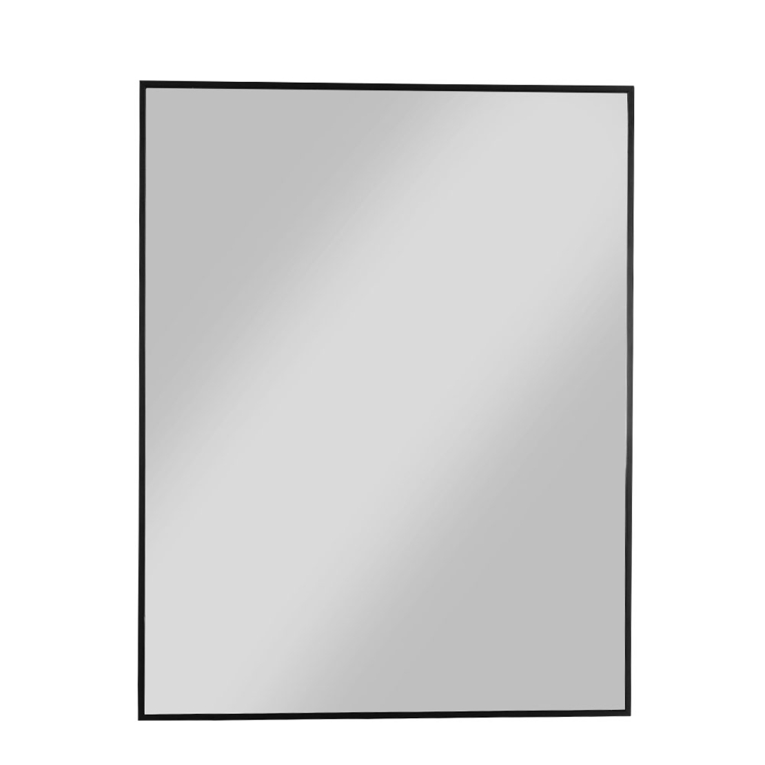 LISSO MIRROR ALUMINIUM BLACK 70x90