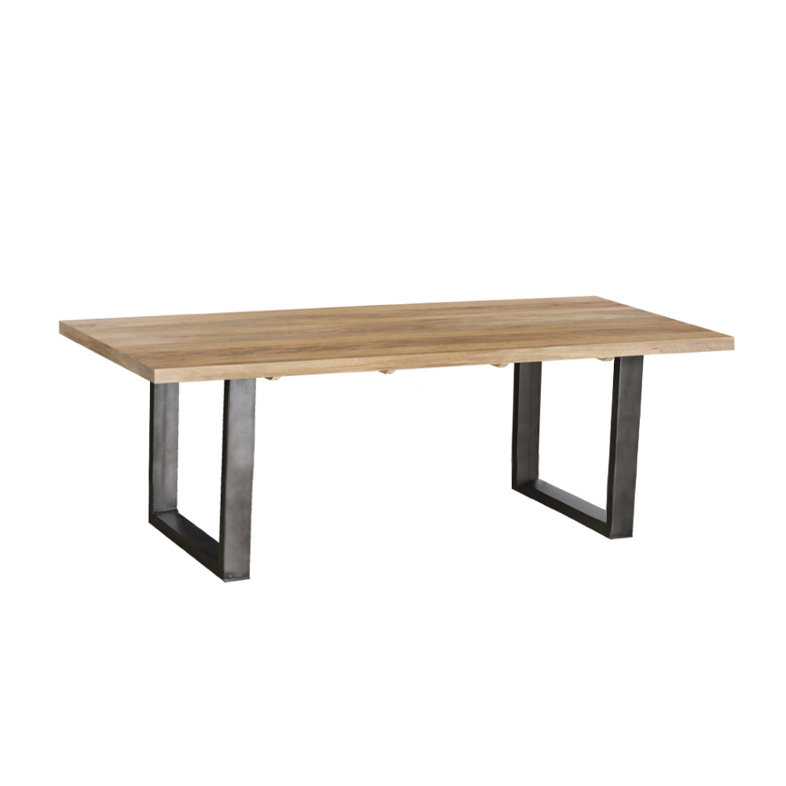 CRAFT COFFEE TABLE WOOD MANGO NATURAL METAL BLACK 120x60xH45cm IN