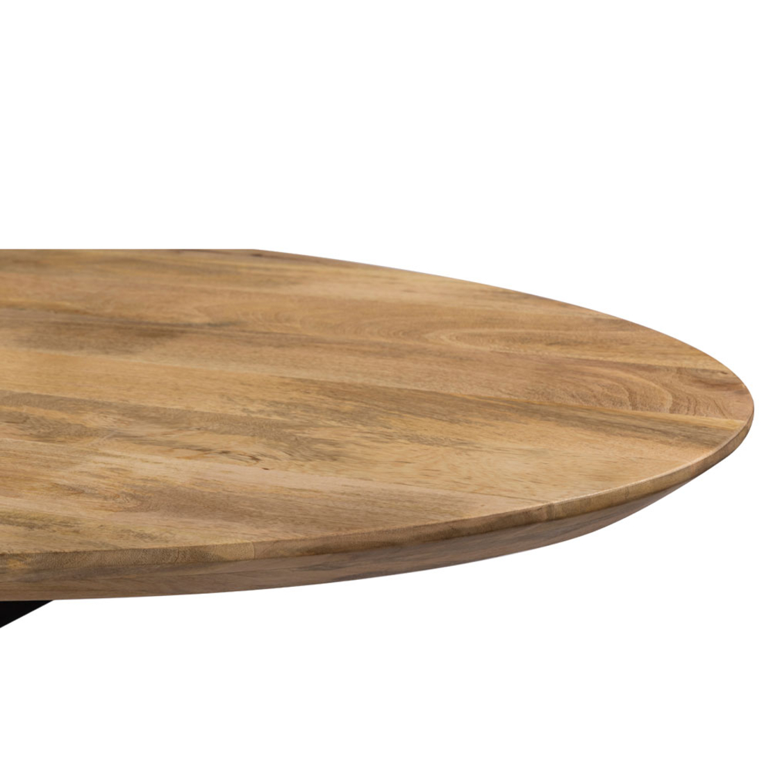SKORPIO TABLE WOOD MANGO WALNUT METAL BLACK IN