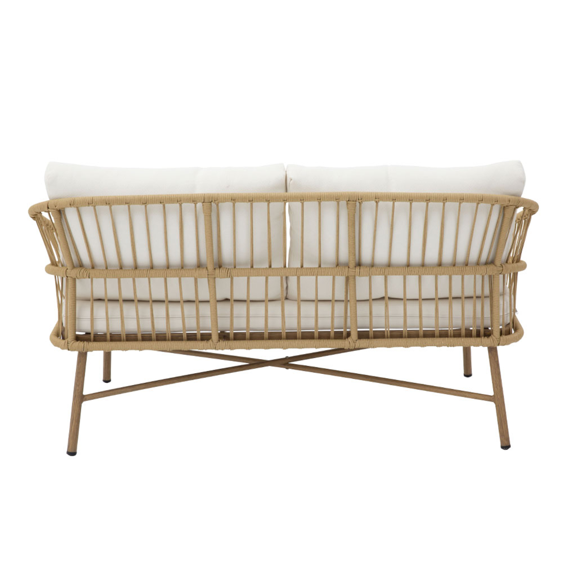 CAVE LOUNGE SET 1+2+1 ALUMINIUM NATURAL PRC