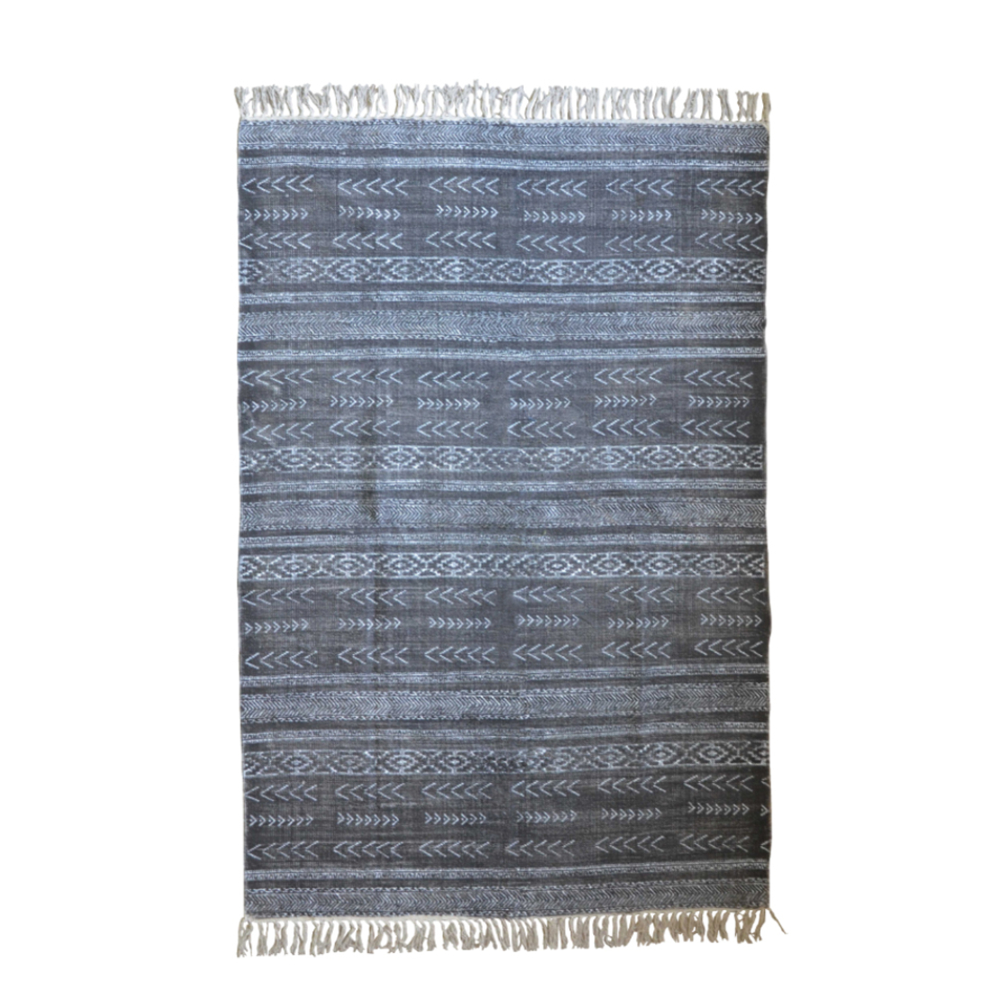 TECCATI DARK CARPET COTTON BLACK 120x190cm E1 IN