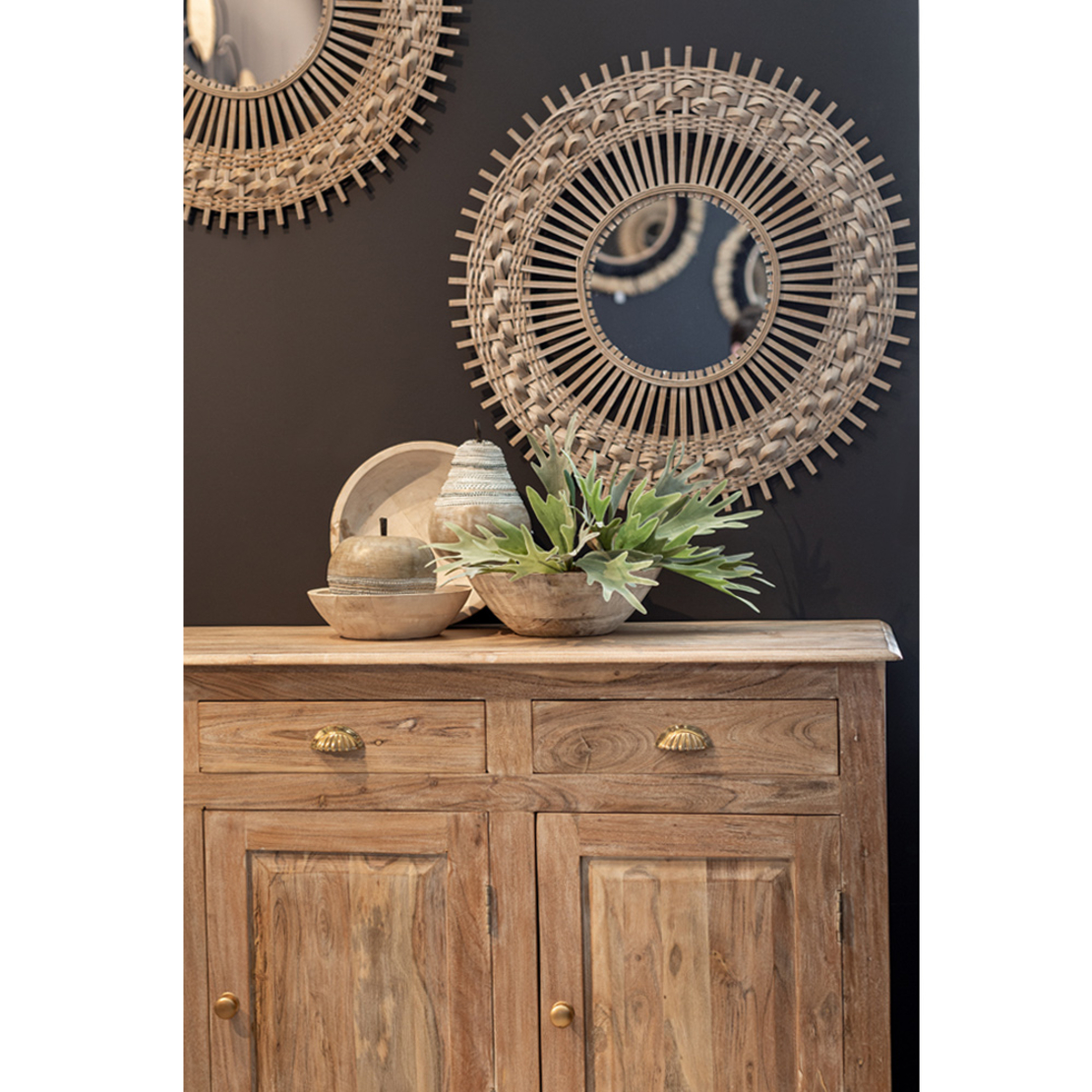 EXOTIC MIRROR WALL BAMBOO NATURAL 70x70x2,5cm PRC