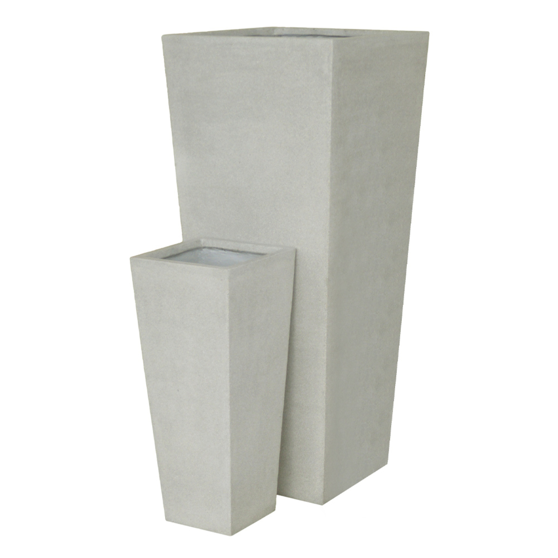 SAVANNAH PLANTER SET 2PCS CONCRETE GREY 32x32xH76c