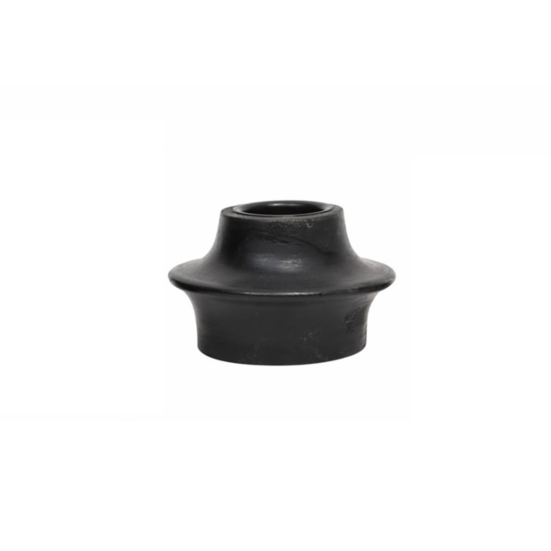 KREISEL M CANDLE HOLDER WOOD MANGO BLACK D11xH7cm