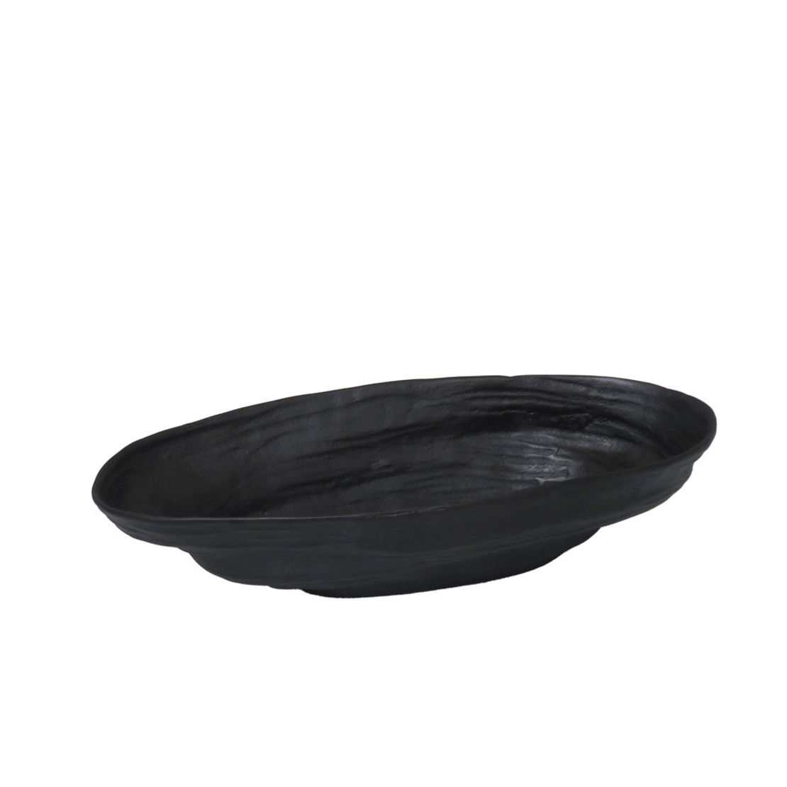 ARTIOM BOWL DECORATIVE 38x16x9 ALUMINIUM BLACK