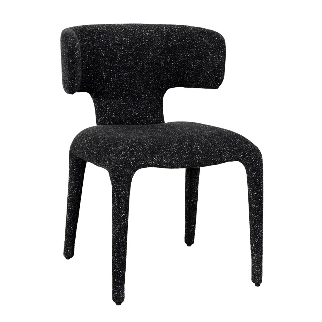 CAPO CHAIR FABRIC BLACK METAL E1 PRC