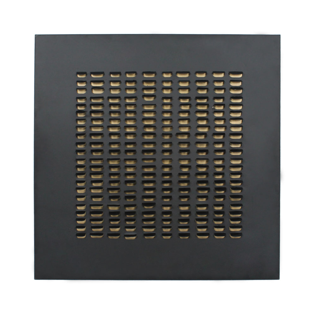 ESCAPE PAINTING DECORATIVE 80x80x5 METAL BLACK GOLD MDF