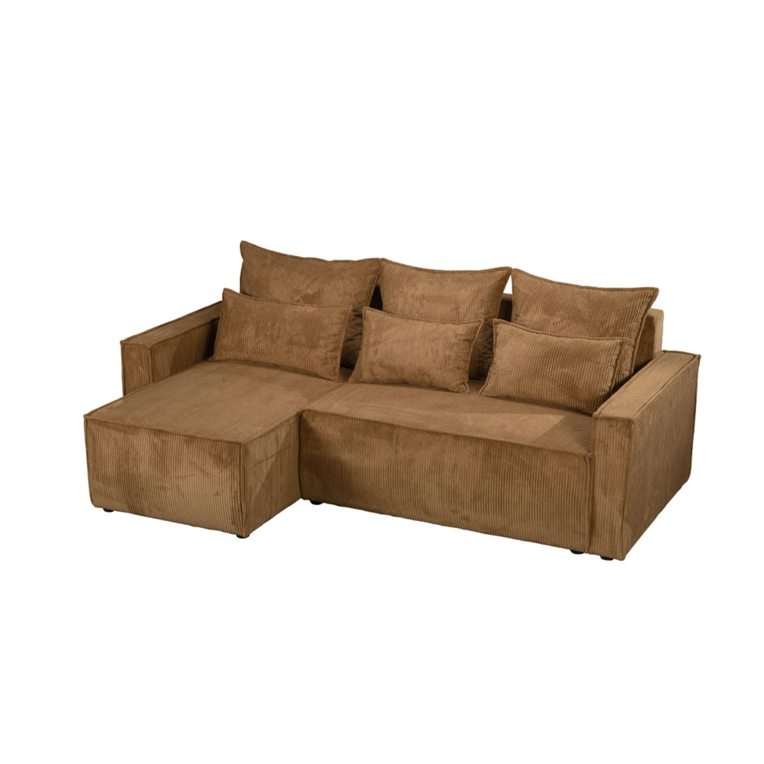 SAY SOFA BED REVERSABLE EASY CLEAN FABRIC CAMEL E1 EU