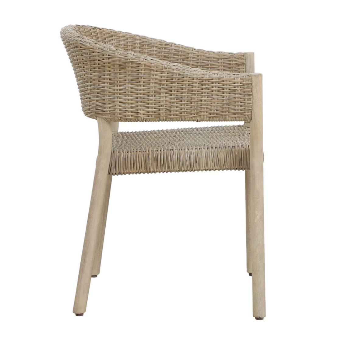SUMATRA CHAIR WOOD EUCALYPTUS NATURAL 64x57xH78cm