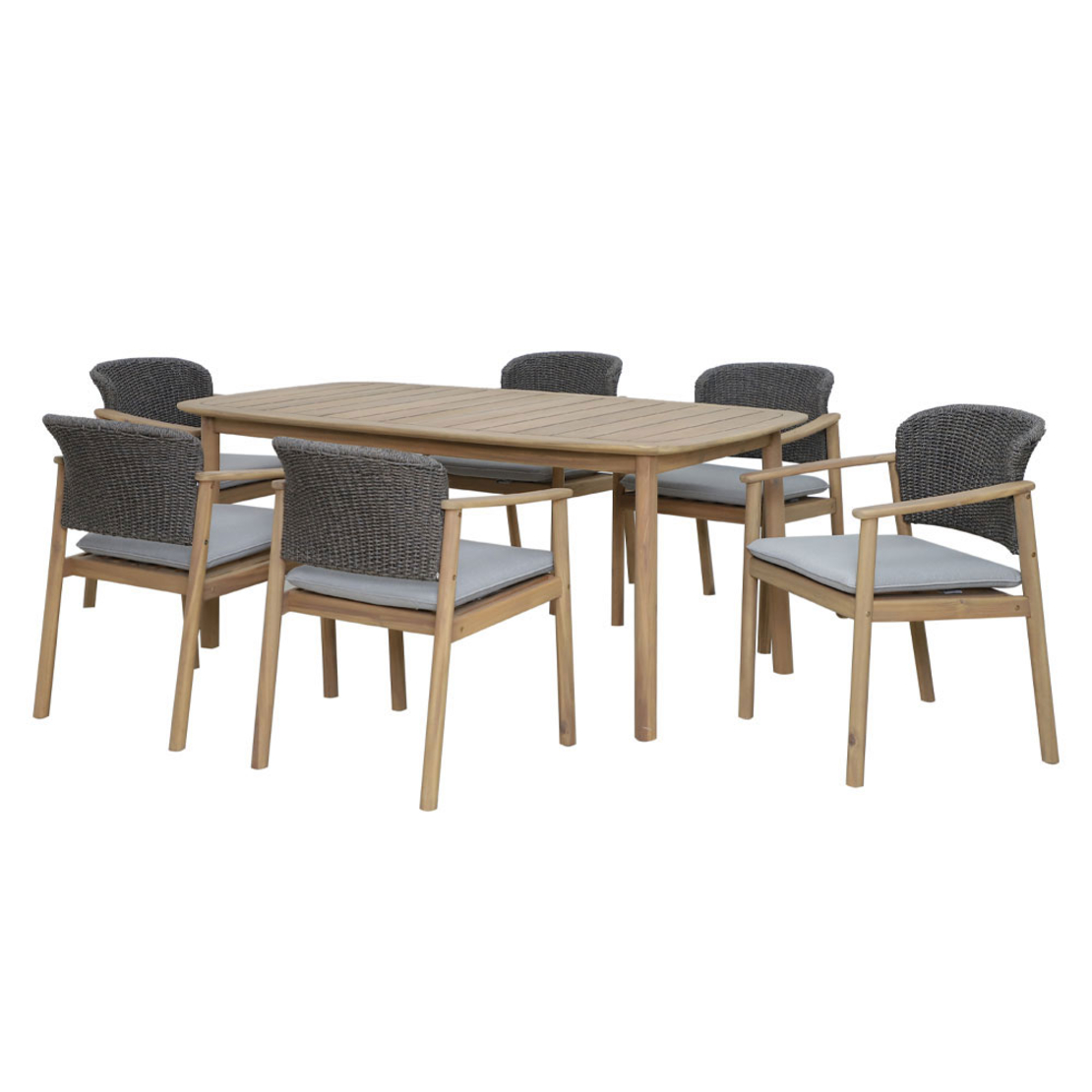 FREELAND TABLE WOOD ACACIA NATURAL 180x96xH76cm VN