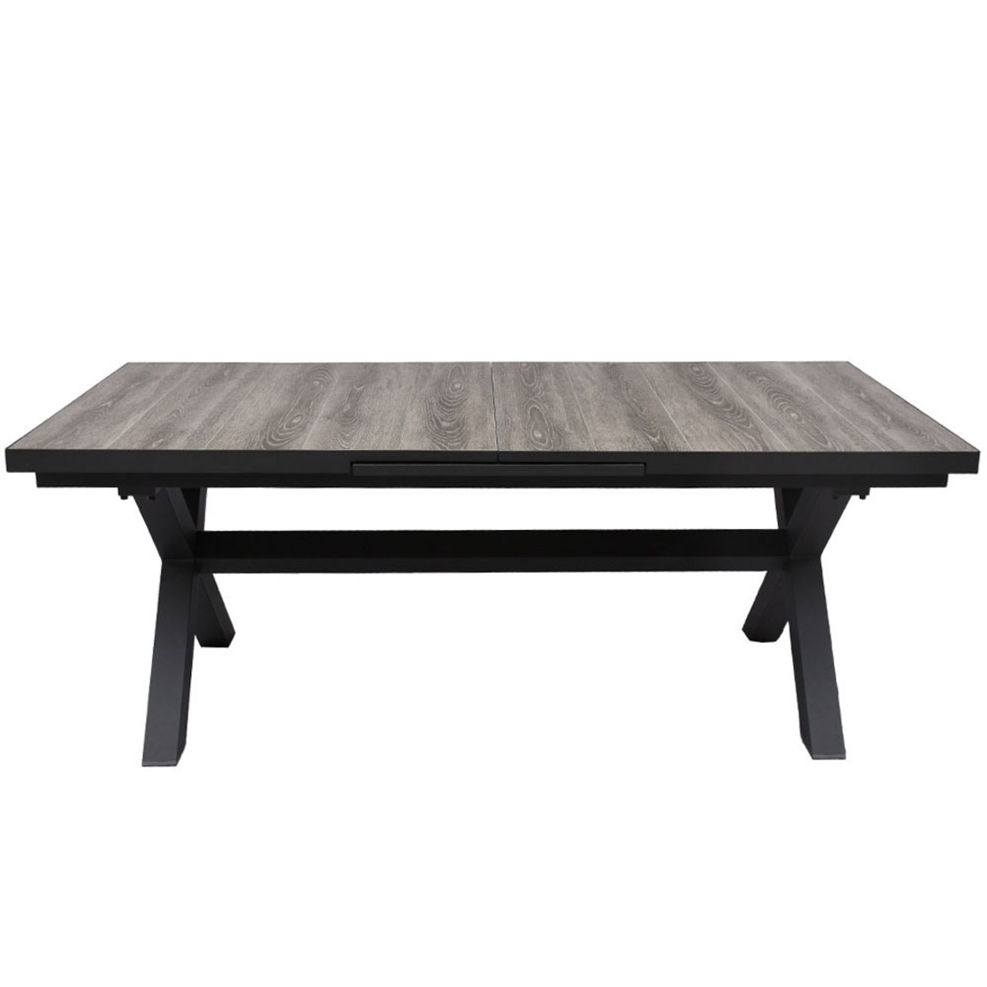 SORPRESA TABLE ALUMINIUM GREY GREY DARK 202x101xH7