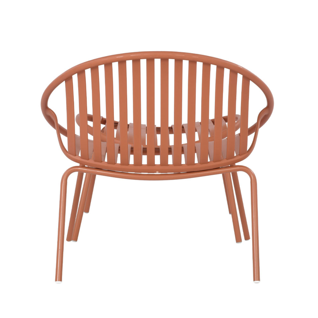 NADIN ARMCHAIR SET 2PCS PP TERRACOTTA PRC