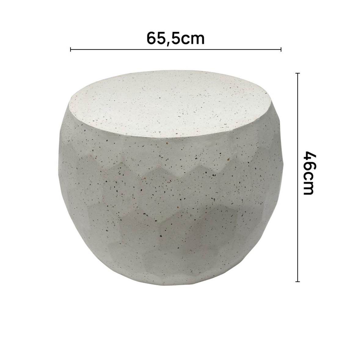BEE MOSAIC COFFEE TABLE MAGNESIUM OXIDE MgO TERRAZ