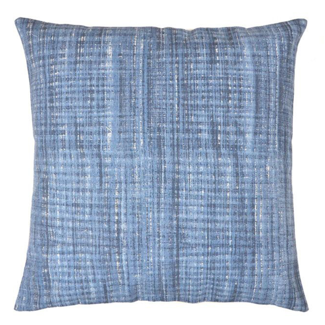FLOW DECOR CUSHION COTTON BLUE 60x60cm IN