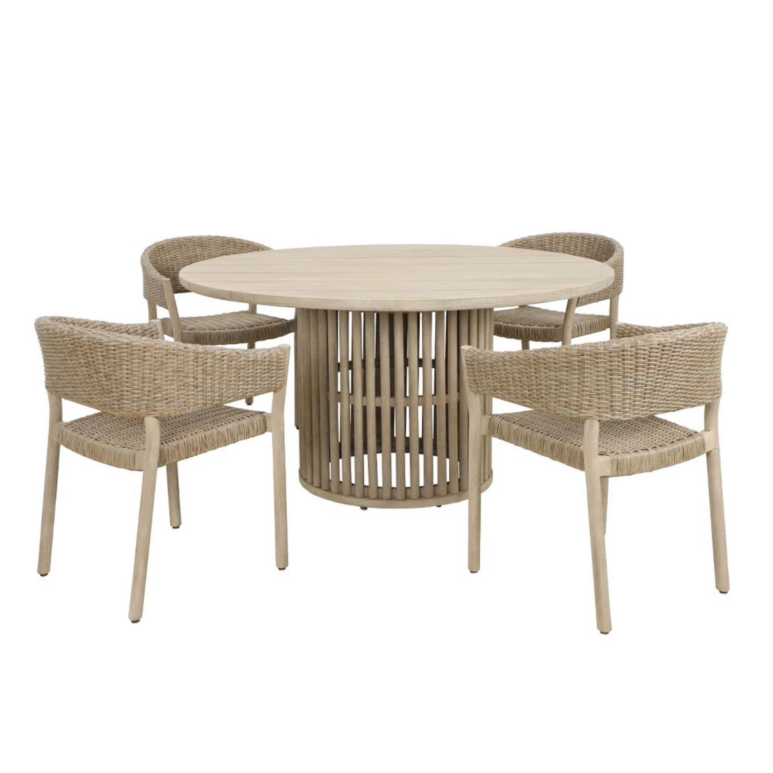 SUMATRA TABLE WOOD ACACIA NATURAL 150x150xH76cm VN
