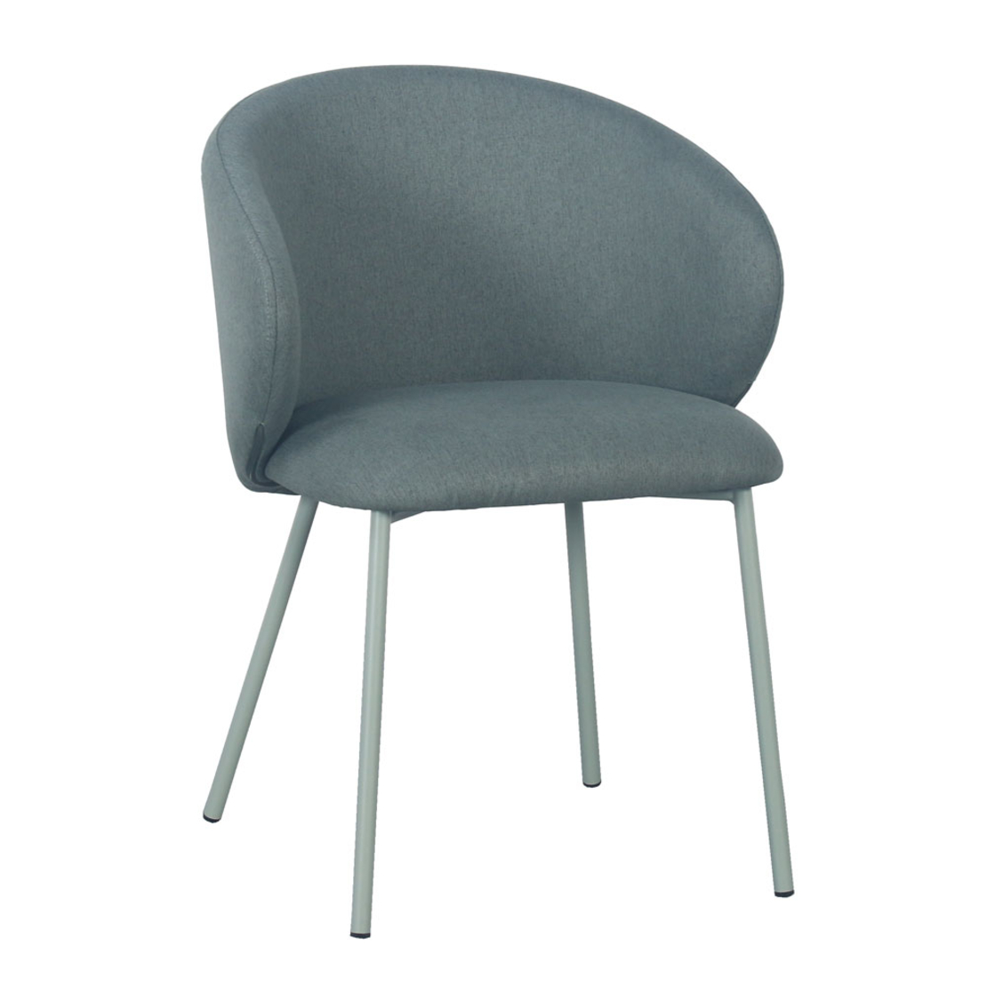 KIRA CHAIR FABRIC MINT METAL GREEN LIGHT E1 PRC