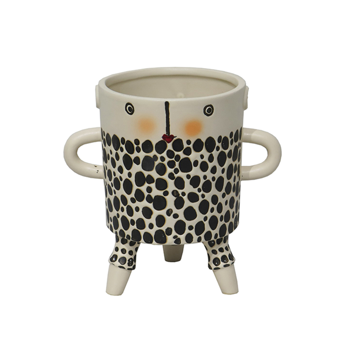 PERSON 2 PLANTER CERAMIC WHITE 18,8x12,5xH18,8cm P