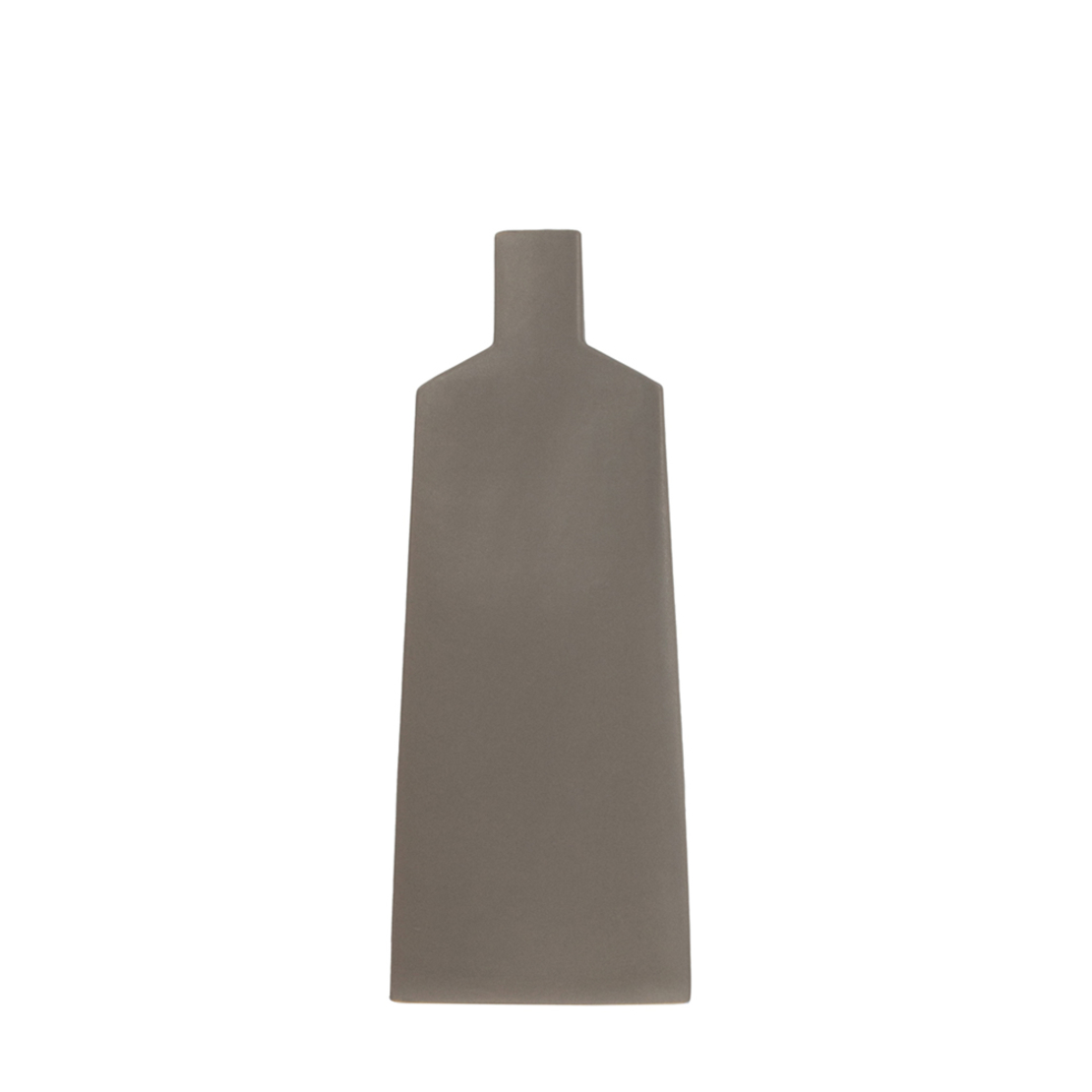 LUI VASE CERAMIC GREY MATTE 10,5x4xH32,5cm PRC