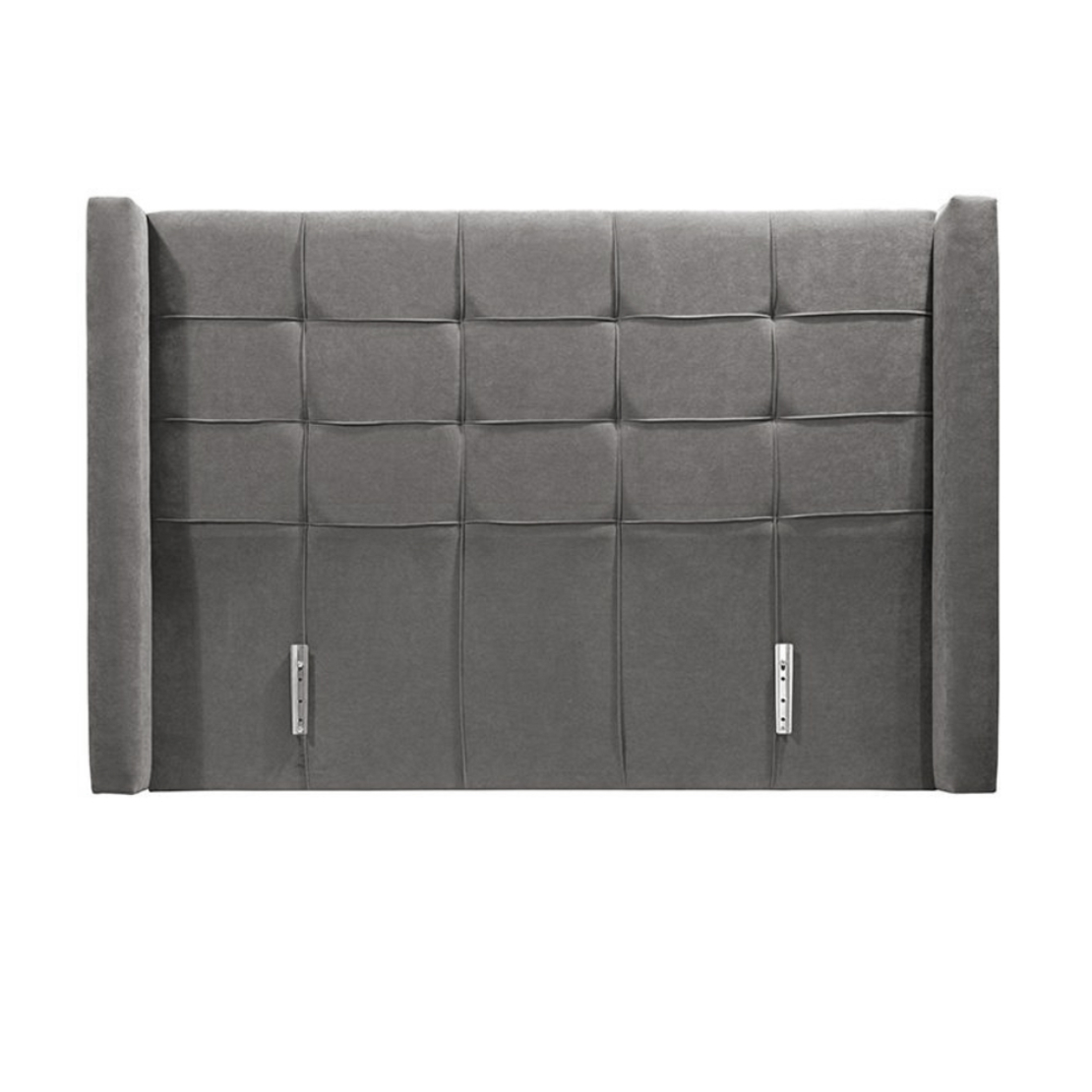 NOVEL BED WITH STORAGE (FOR MATTRESS 160x200cm) CHENILLE GREY DARK 07-780 E1 TR